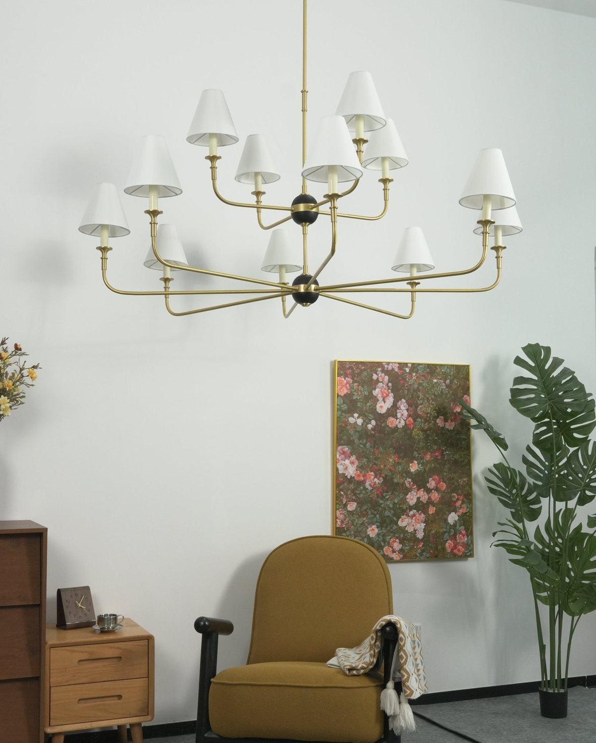 Caserelle Brass Chandelier