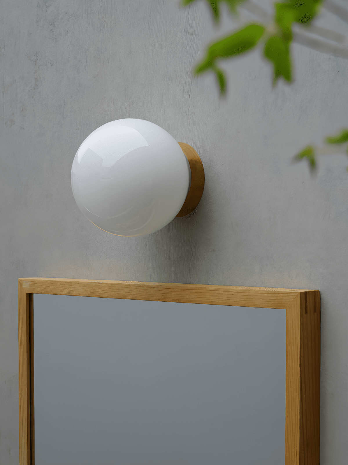 Mirov Globe Glass Wall Light