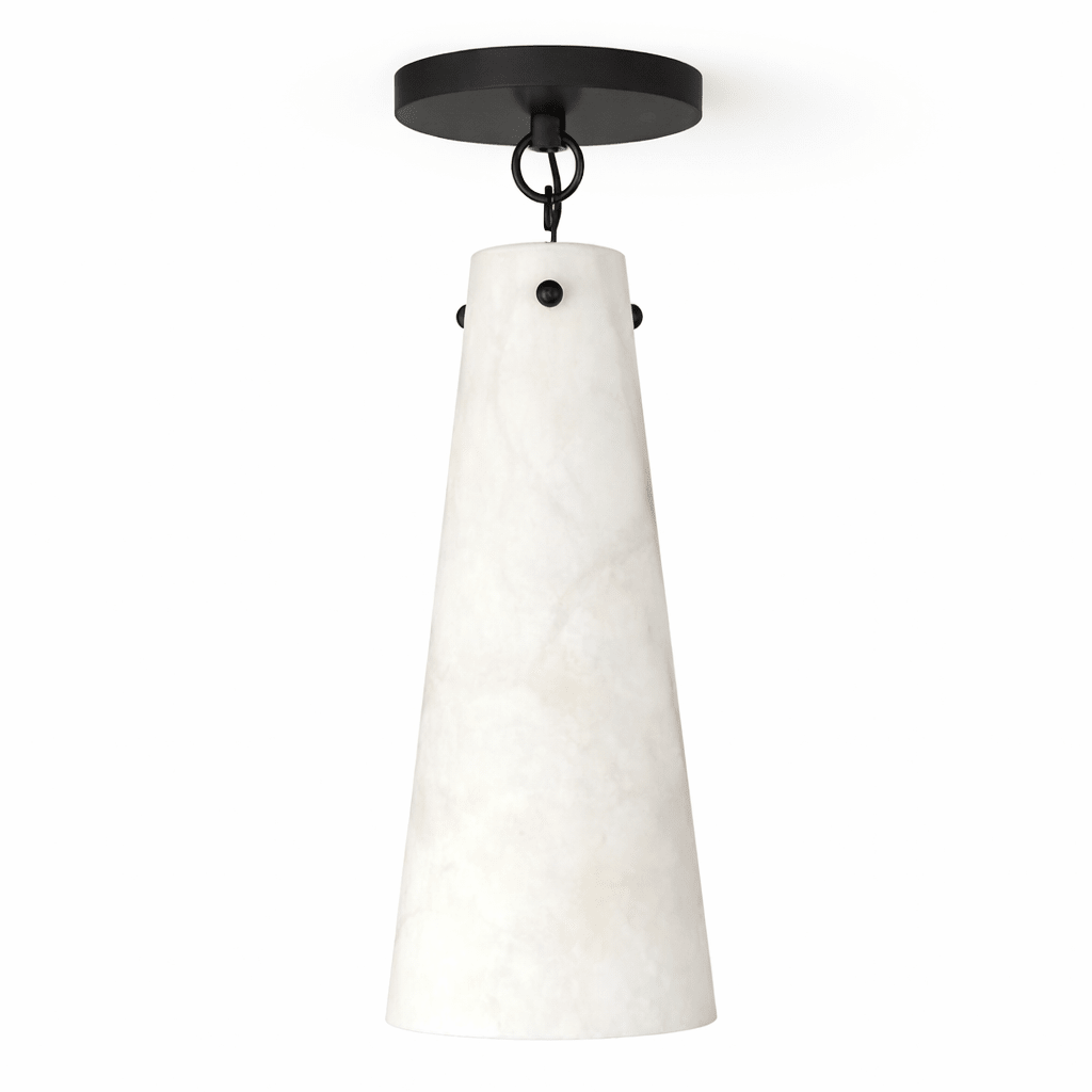 Marcellia Tapered Alabaster Ceiling Light