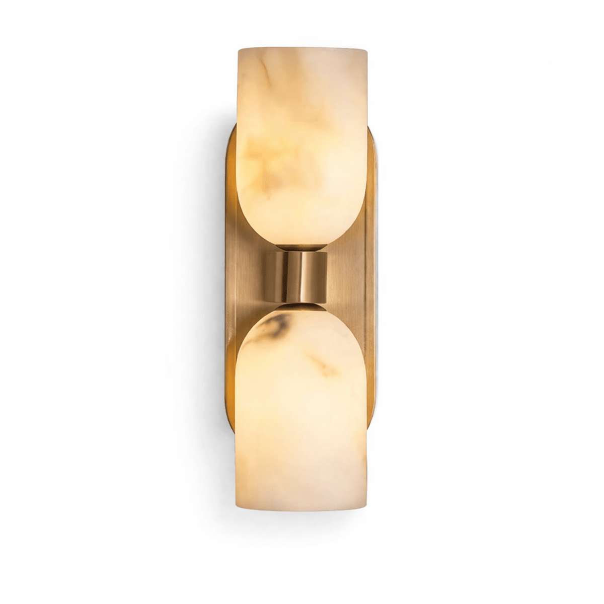 Vireaux Twin Alabaster Wall Light