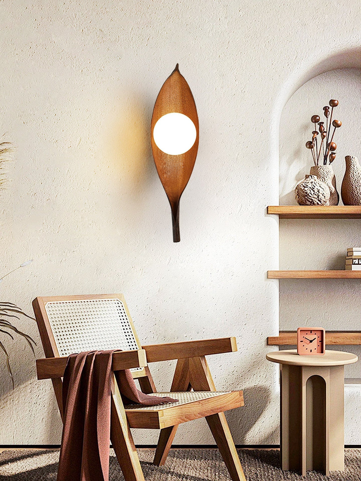 Virelio Leaf Glass Wall Lamp