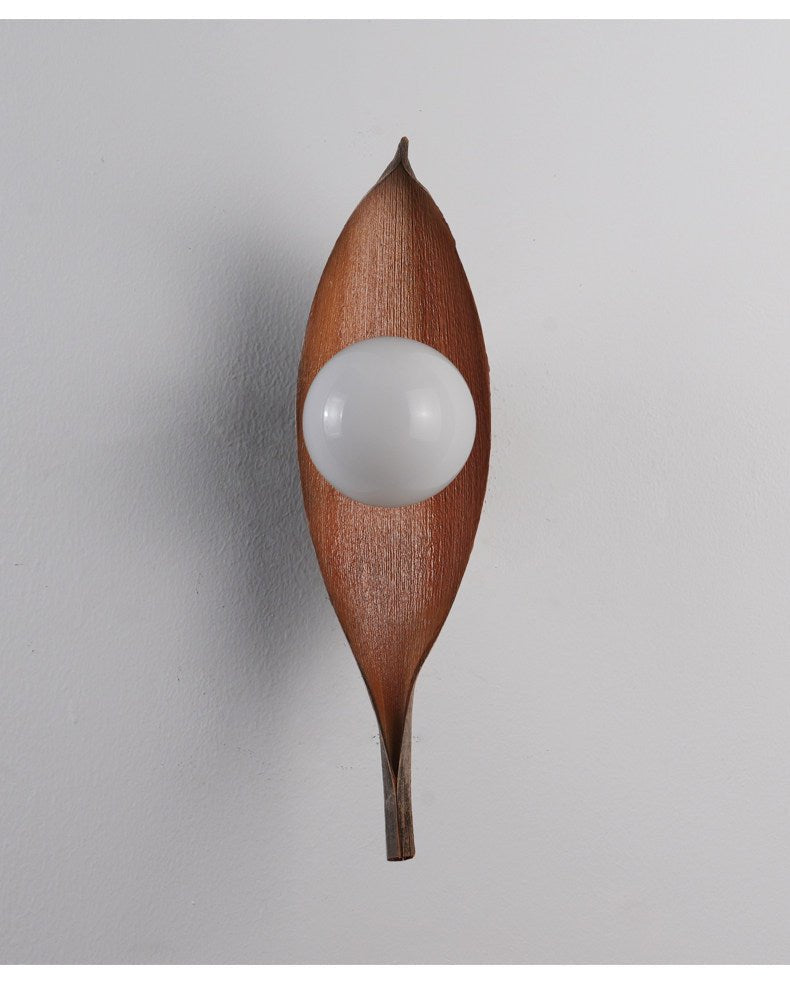 Virelio Leaf Glass Wall Lamp