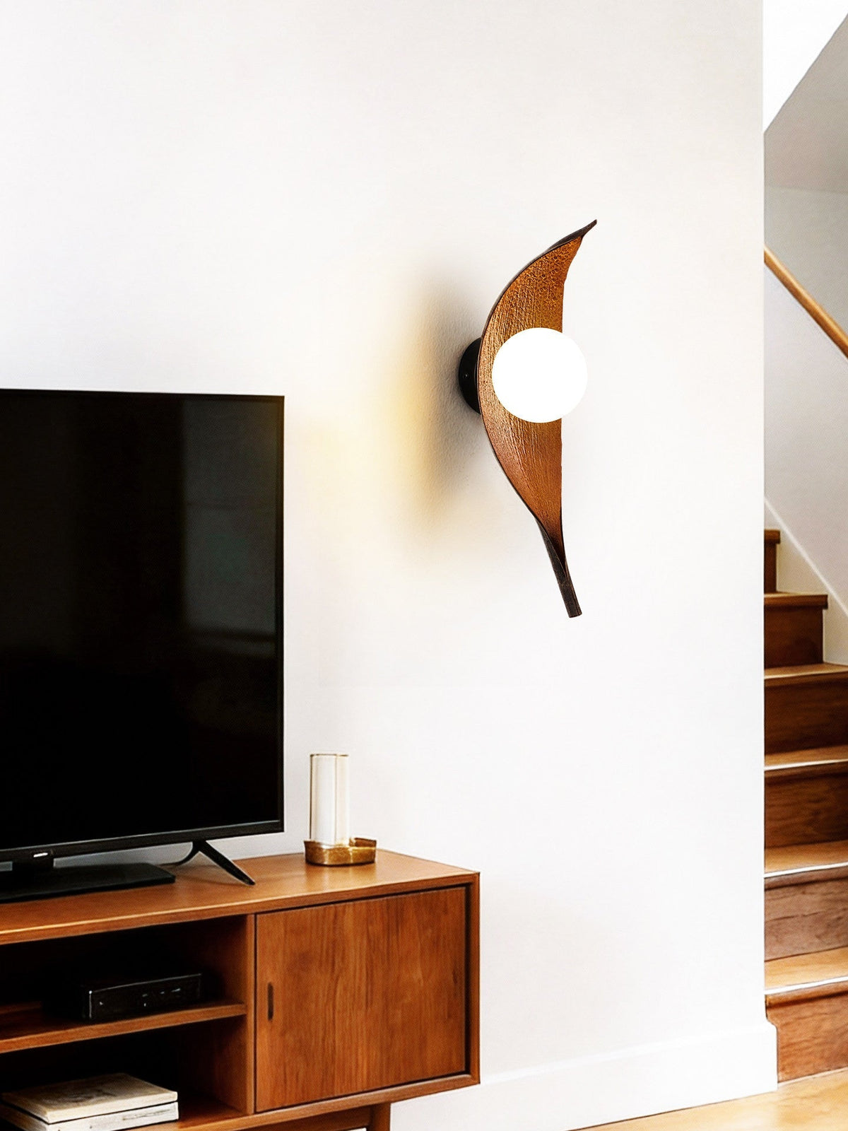 Virelio Leaf Glass Wall Lamp