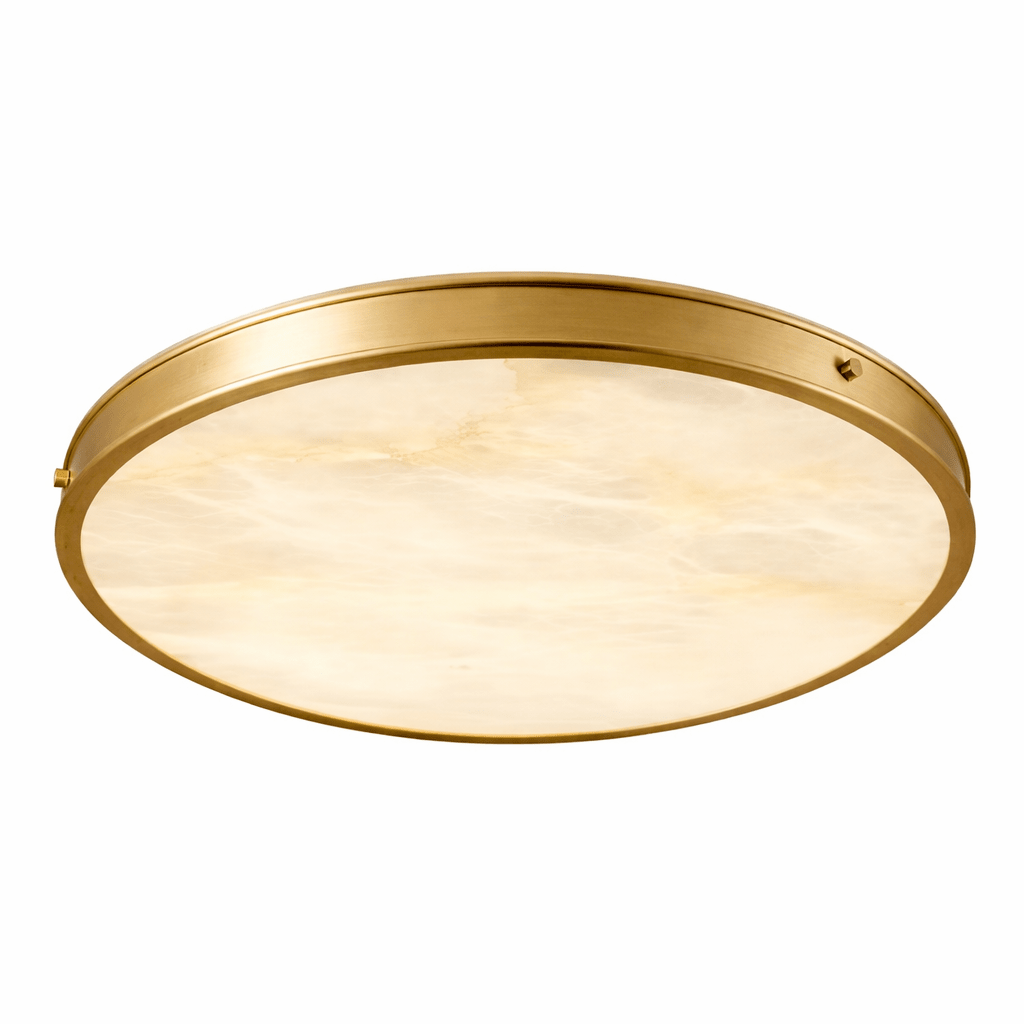 Nivuiella Alabaster Round Ceiling Lamp