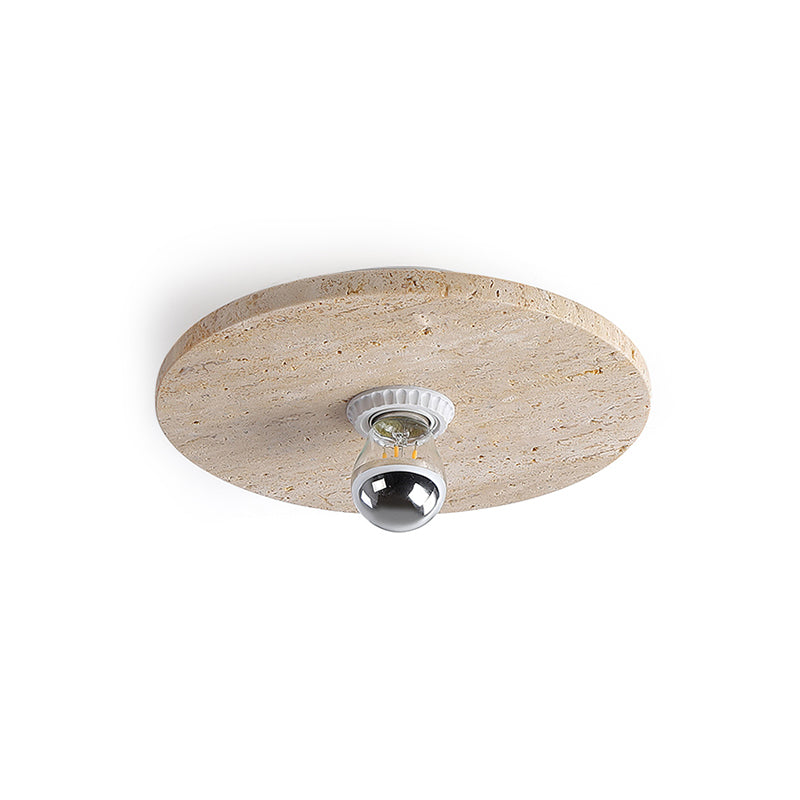 Norarora Travertine Flush Mount Ceiling Light