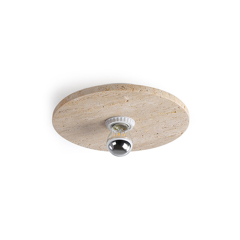 Norarora Travertine Flush Mount Ceiling Light