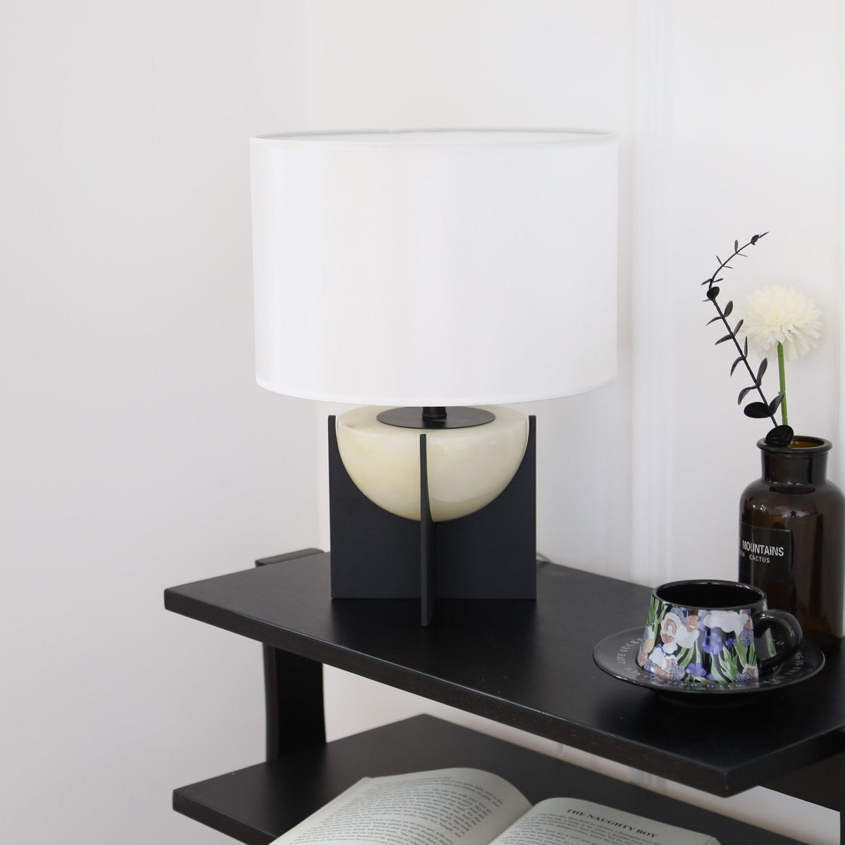 Corvielle Alabaster Table Lamp
