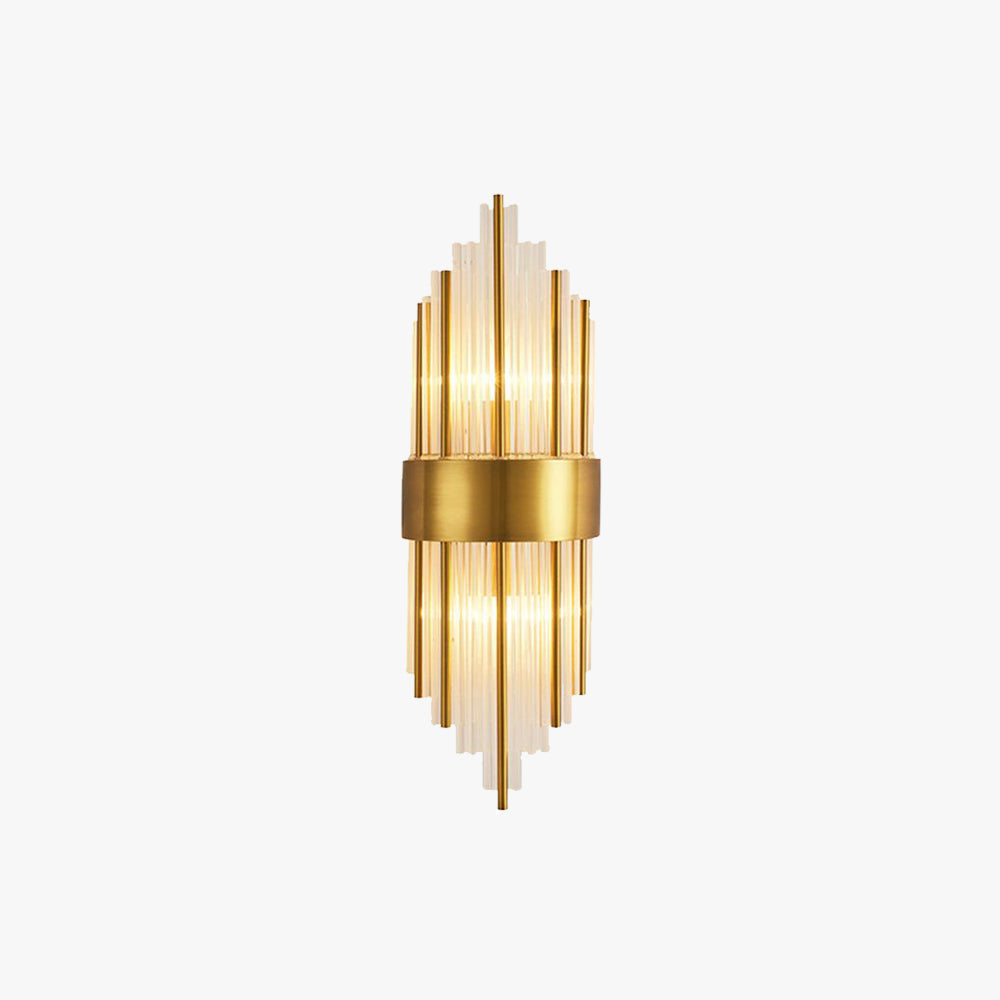 Muvorimo Luxury Gold Crystal Bedroom Bedside Wall Lamp