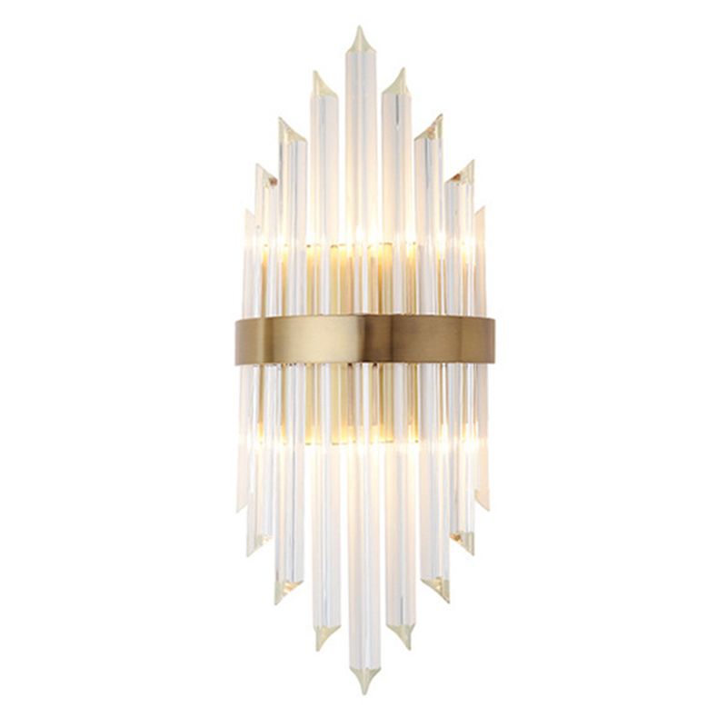 Muvorimo Luxury Gold Crystal Bedroom Bedside Wall Lamp
