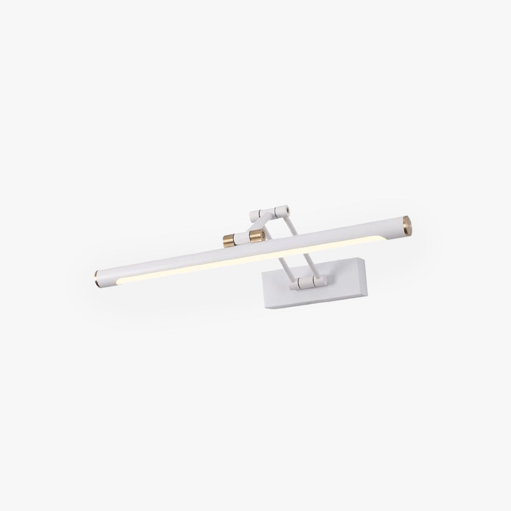 Hukatol Modern Adjustable Mirror Front Vanity Metal LED Wall Lamp, Black/White