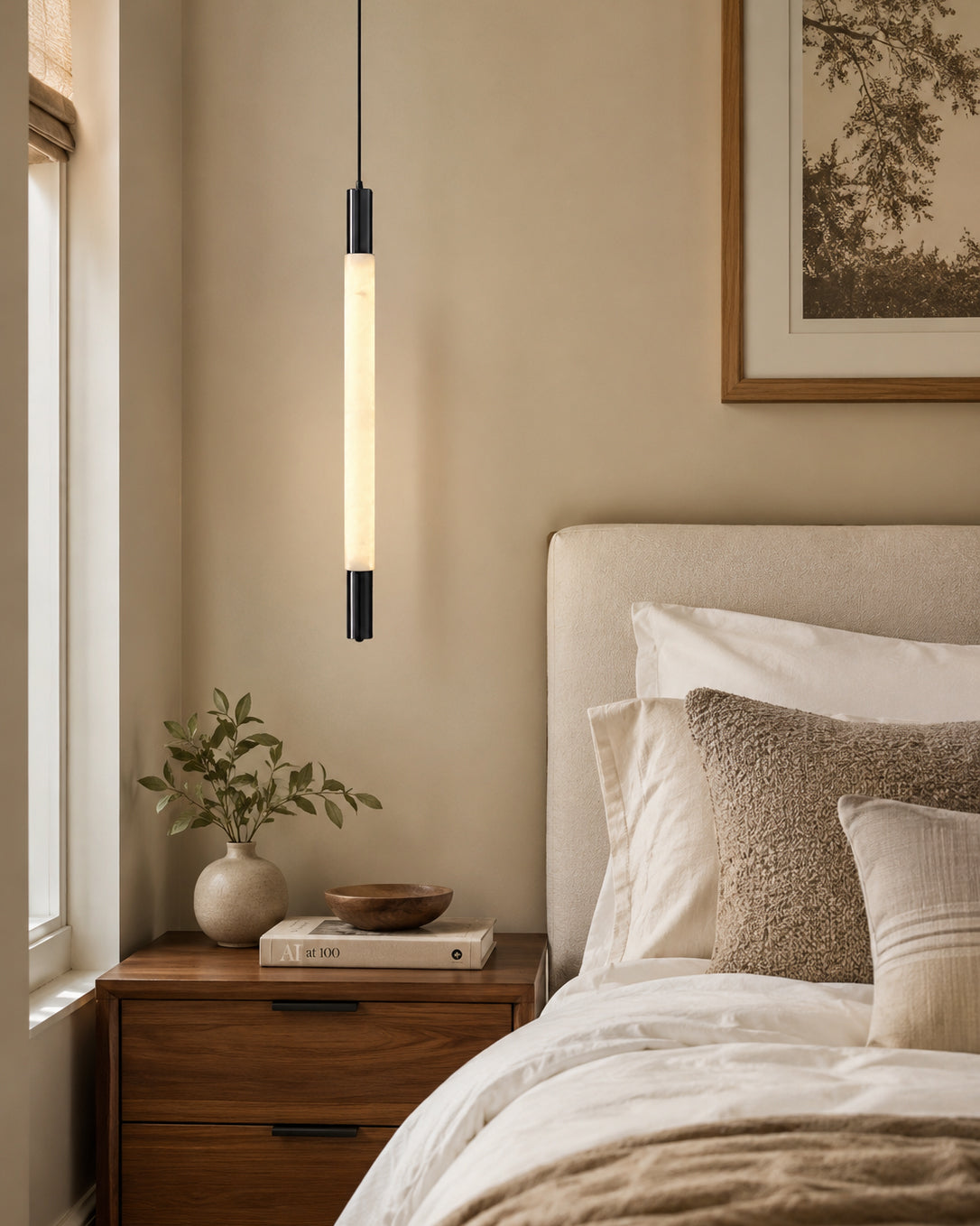 Baton Alabaster Pendant Lamp