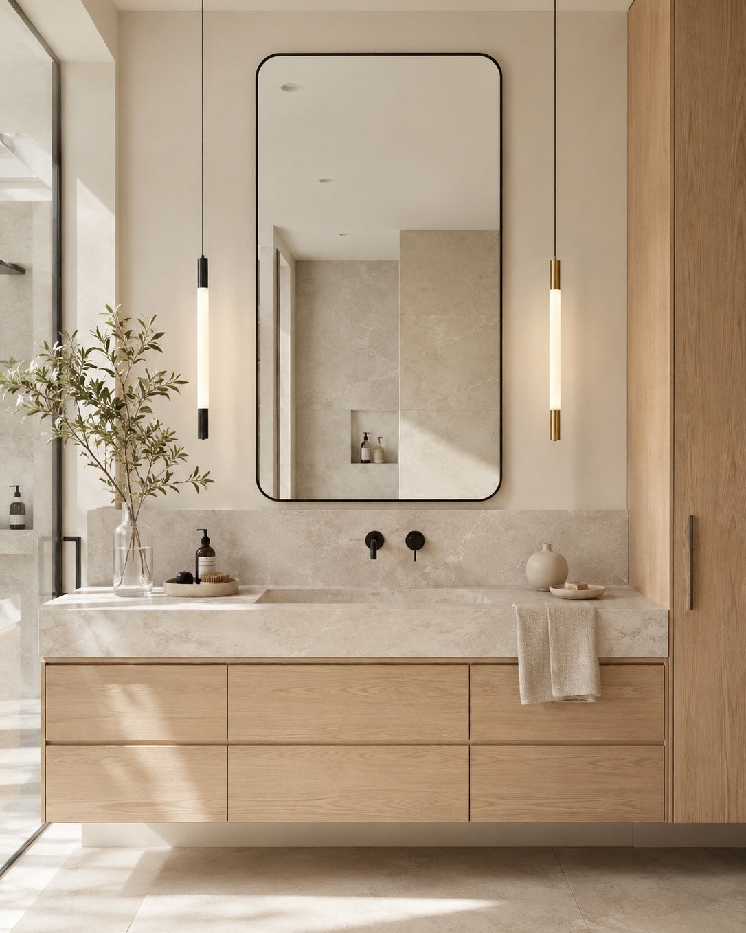 Baton Alabaster Pendant Lamp