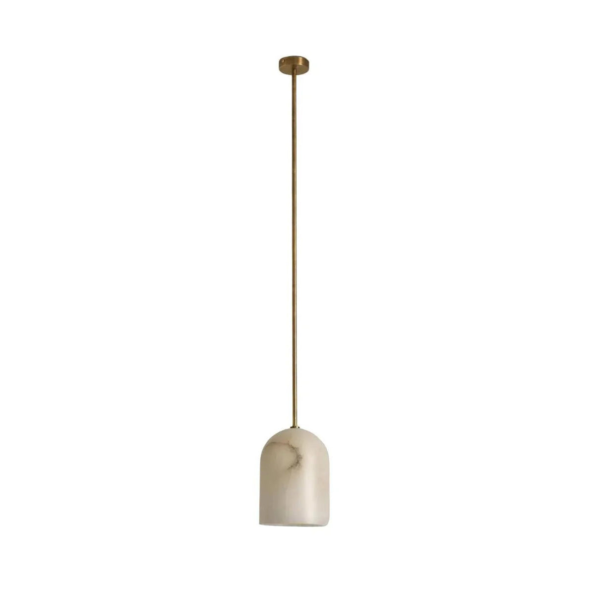 Belfry Arm Alabaster Pendant Lamp