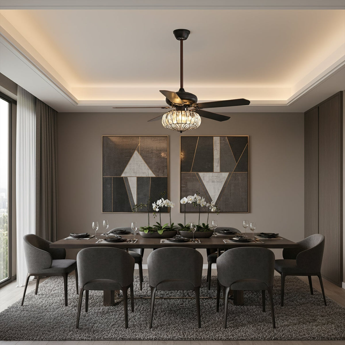 Bernardino Ceiling Fan Light