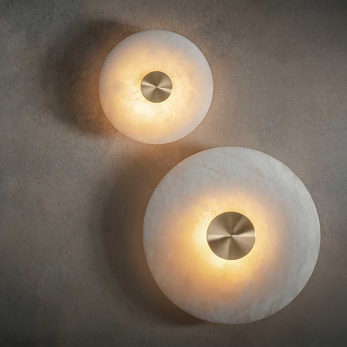 Ildvuvyu Alabaster Wall Lamp-Relic Pieces