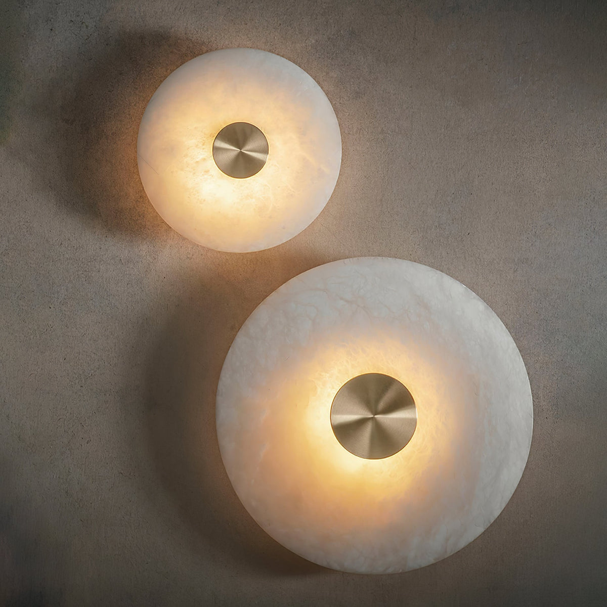 Ildvuvyu Alabaster Wall Lamp-Relic Pieces