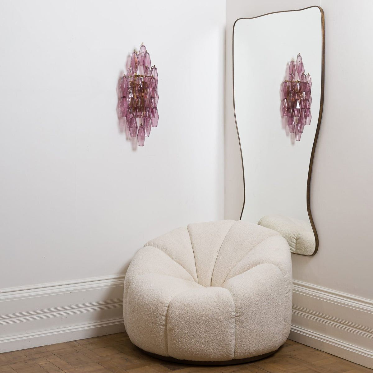 Zyrelis Polyhedral Glass Sconce