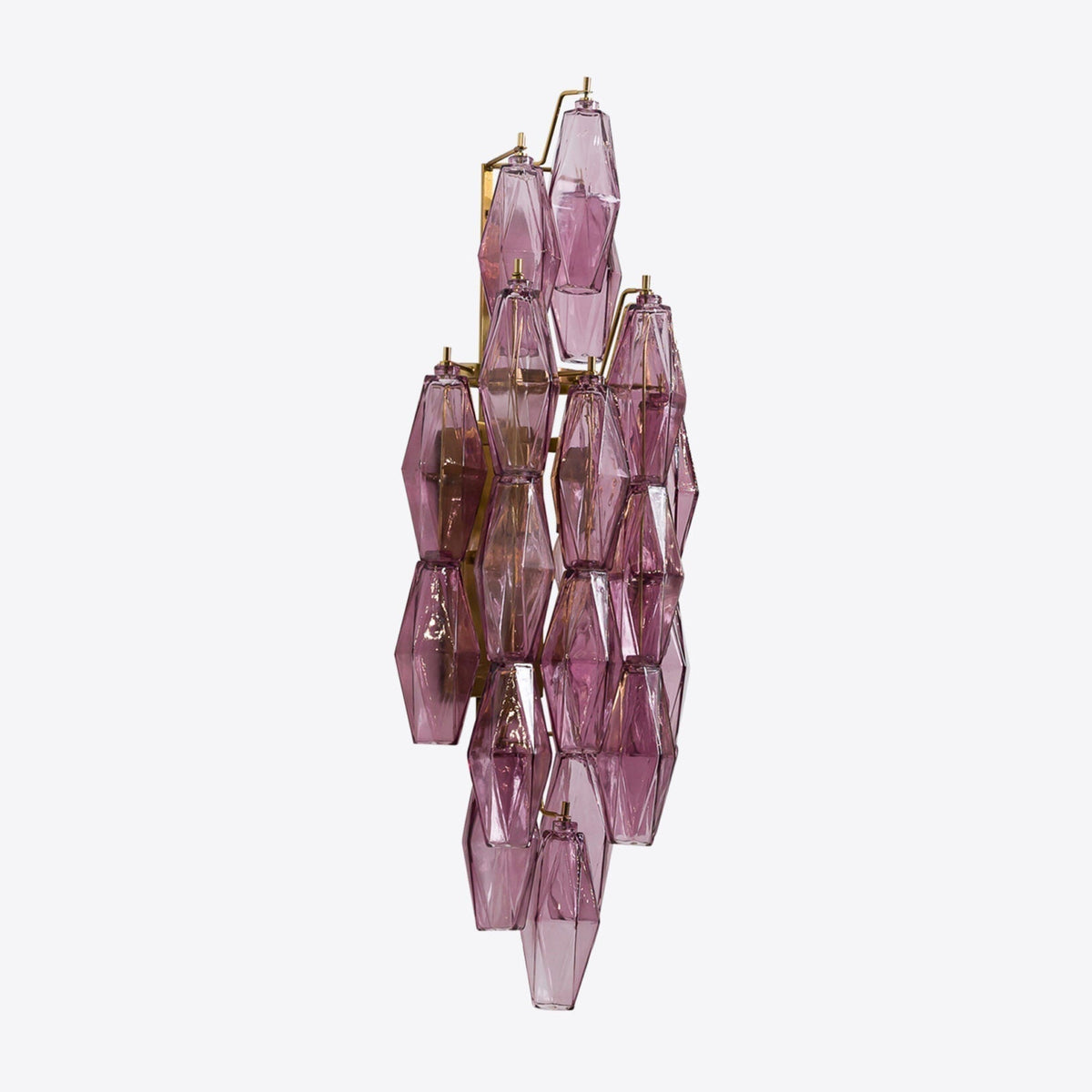 Zyrelis Polyhedral Glass Sconce