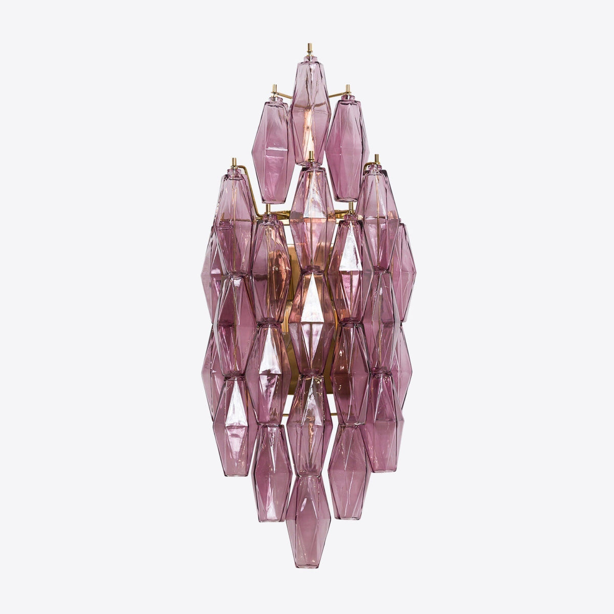 Zyrelis Polyhedral Glass Sconce
