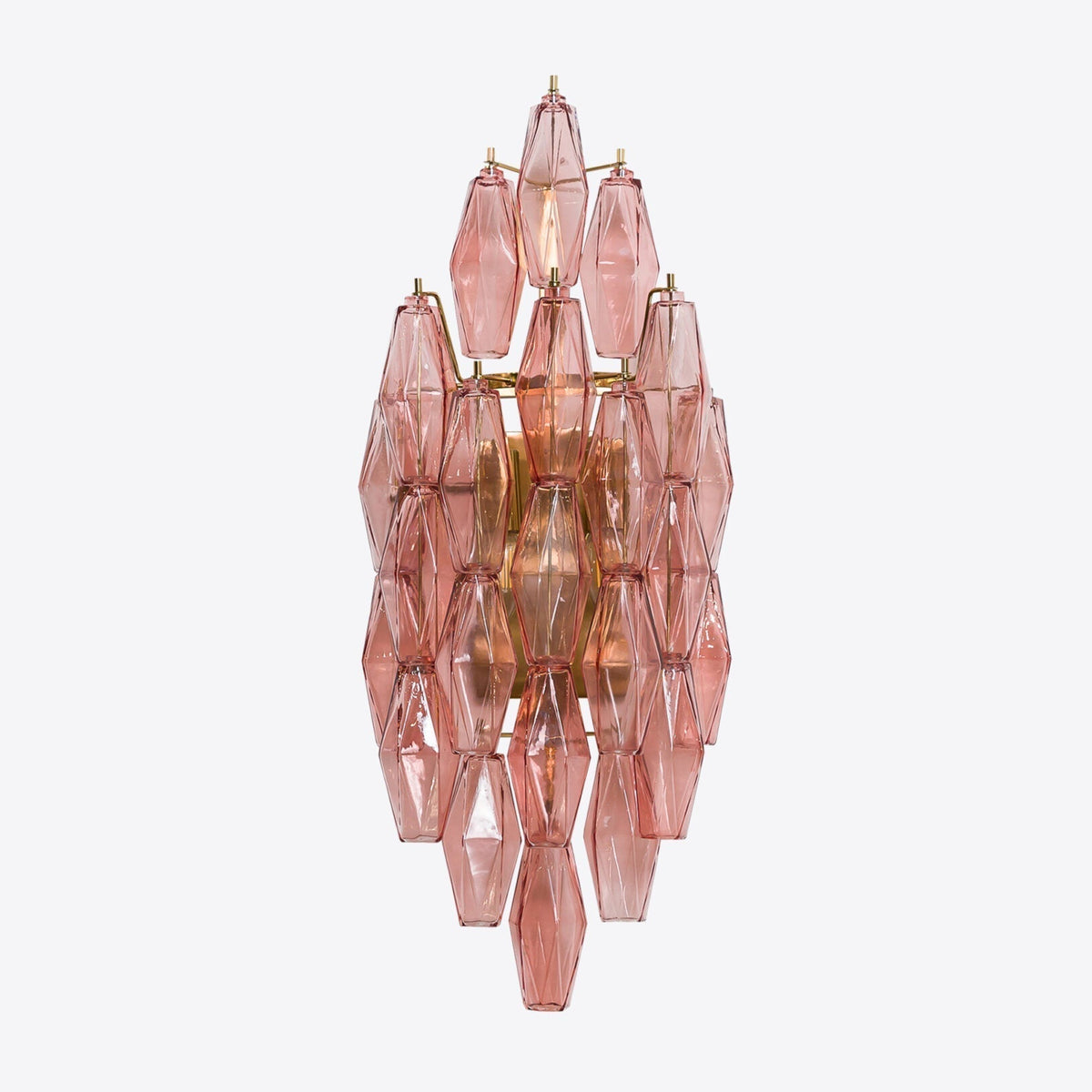 Zyrelis Polyhedral Glass Sconce