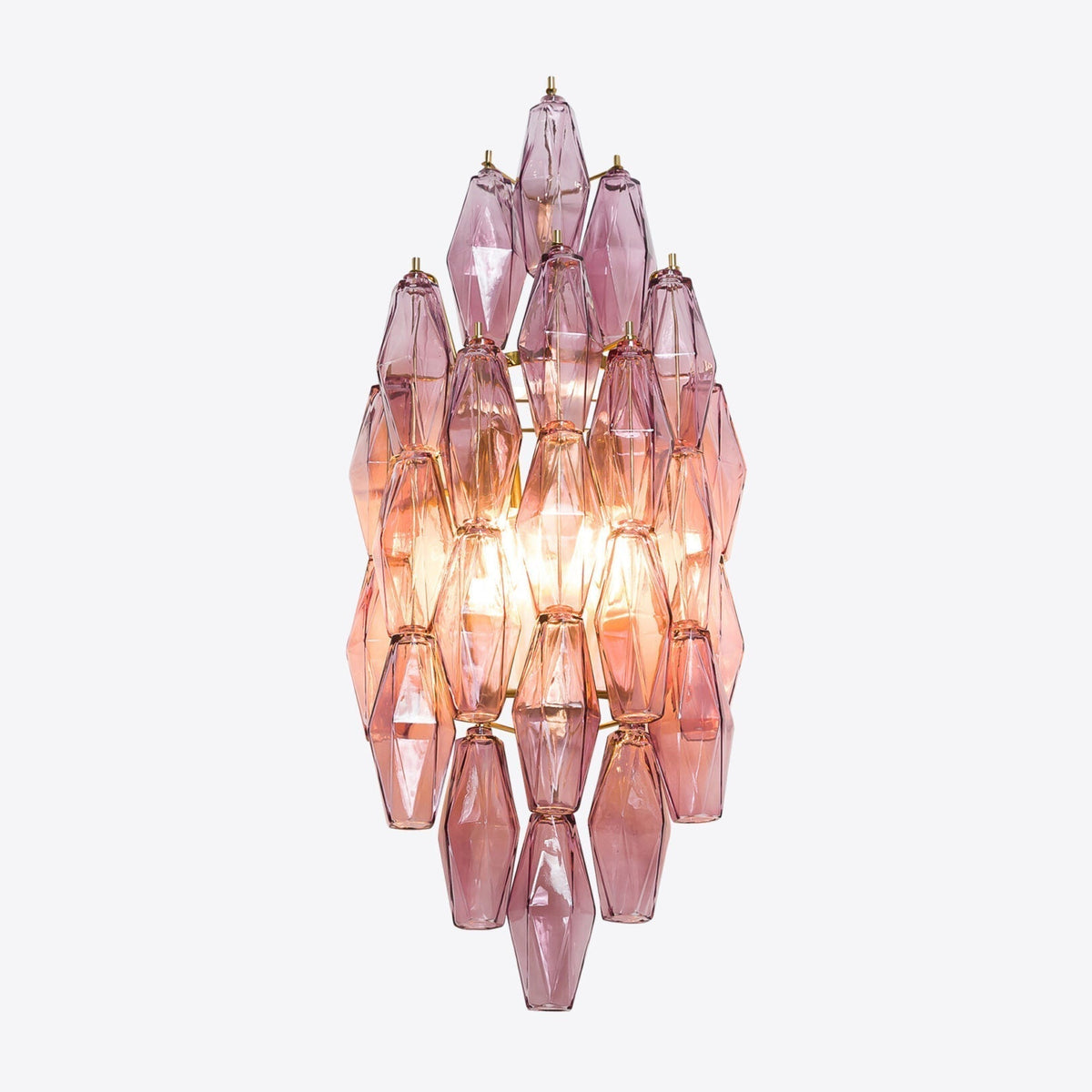Zyrelis Polyhedral Glass Sconce