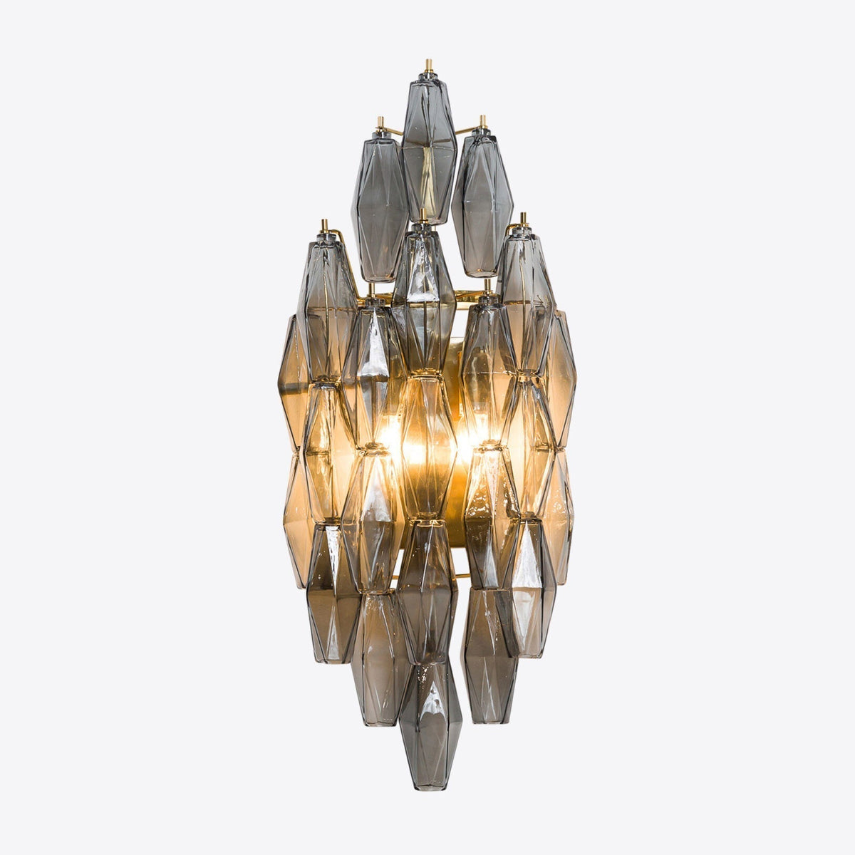 Zyrelis Polyhedral Glass Sconce