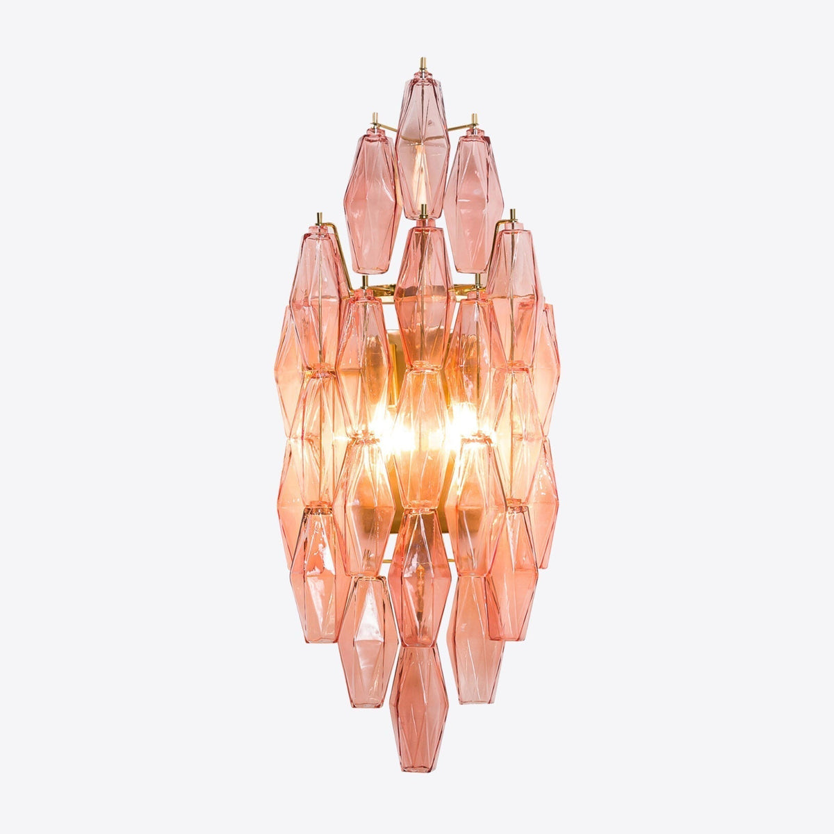 Zyrelis Polyhedral Glass Sconce