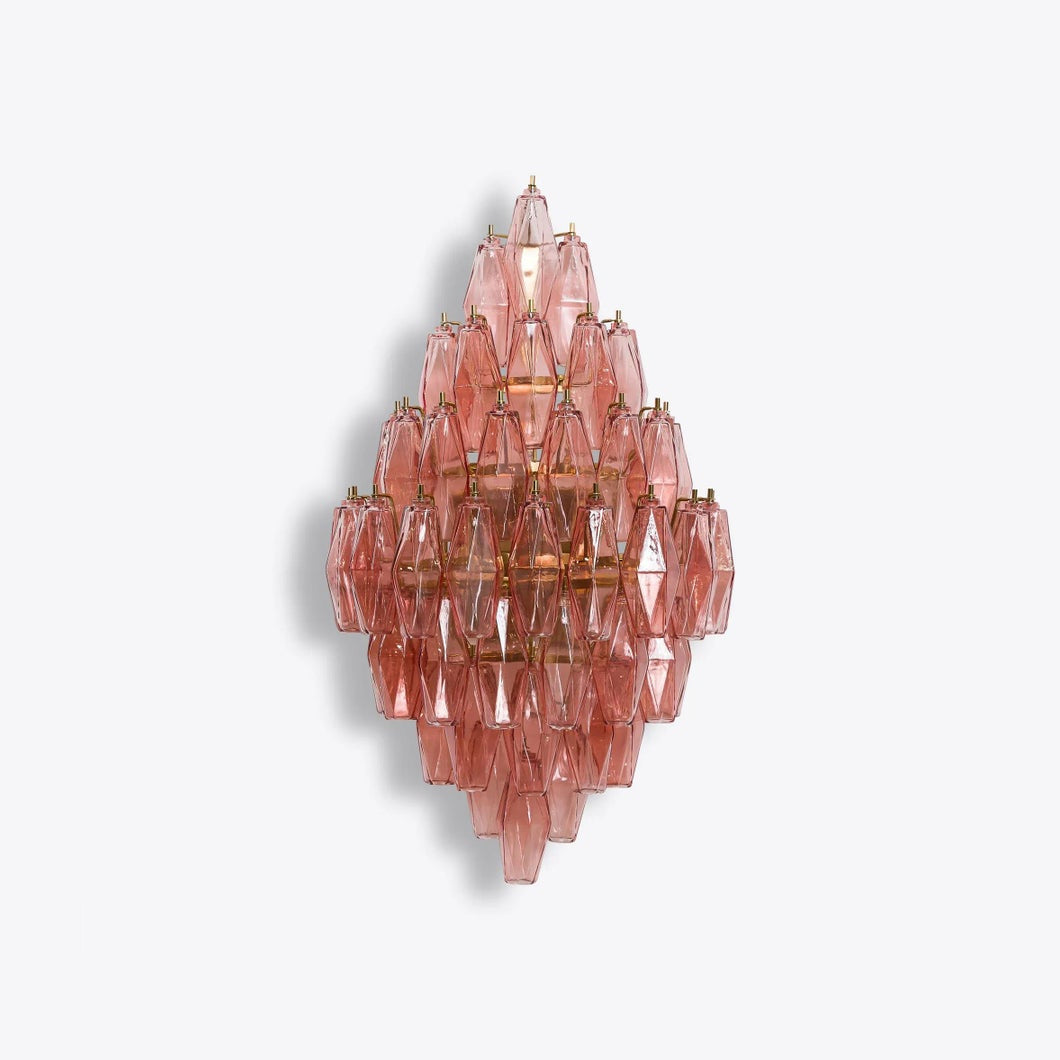 Zyrelis Polyhedral Glass Sconce