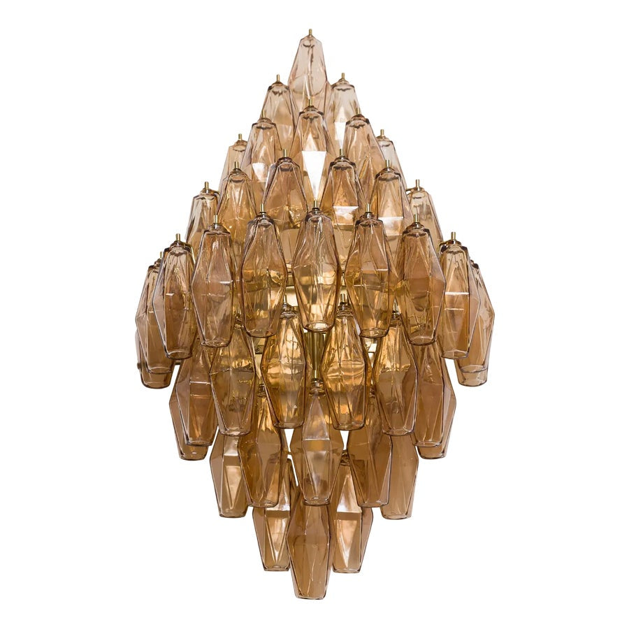 Zyrelis Polyhedral Glass Sconce