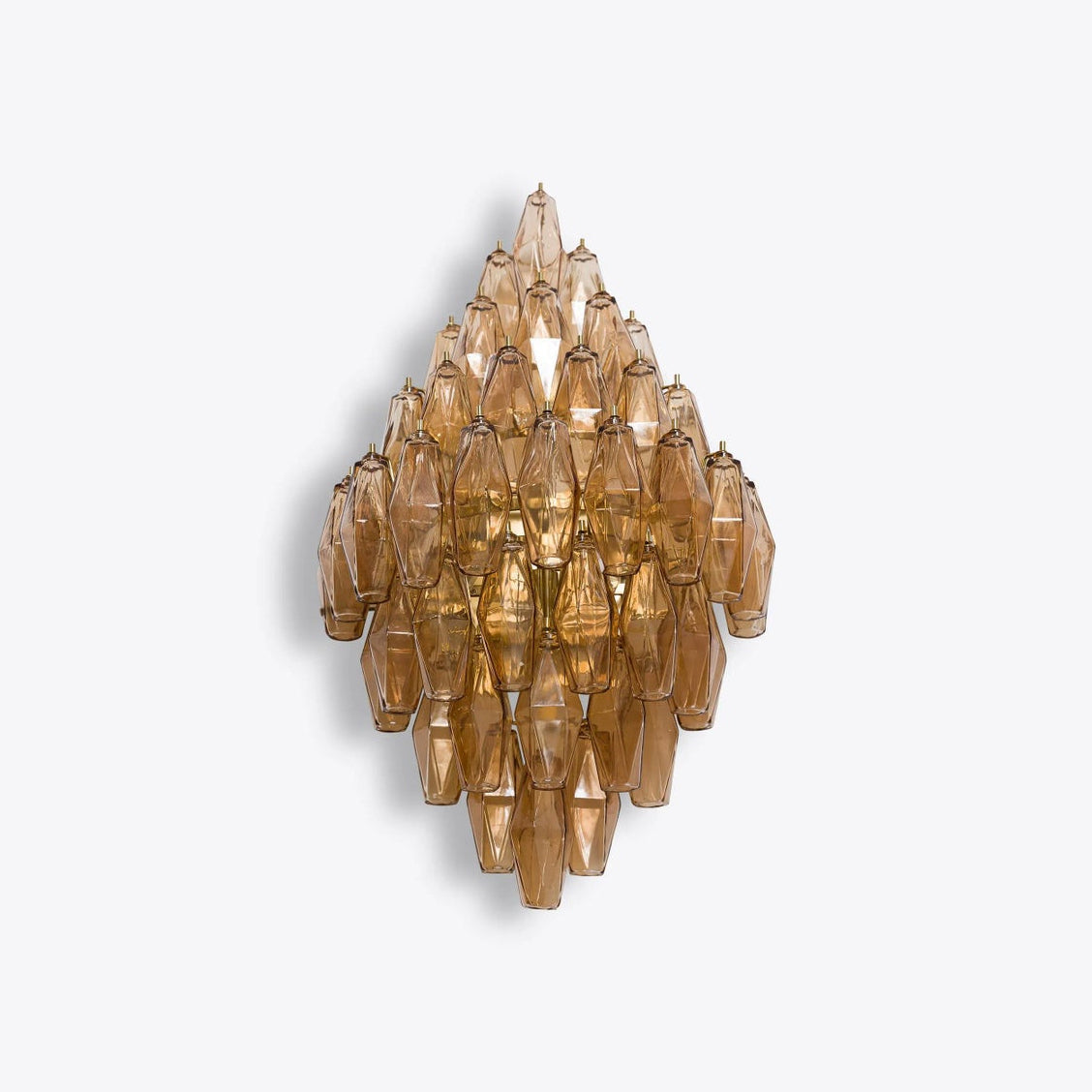 Zyrelis Polyhedral Glass Sconce