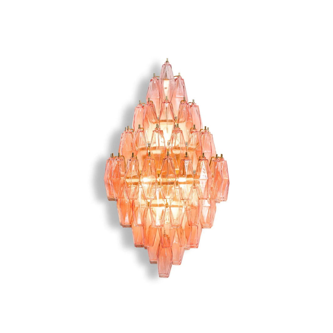 Zyrelis Polyhedral Glass Sconce