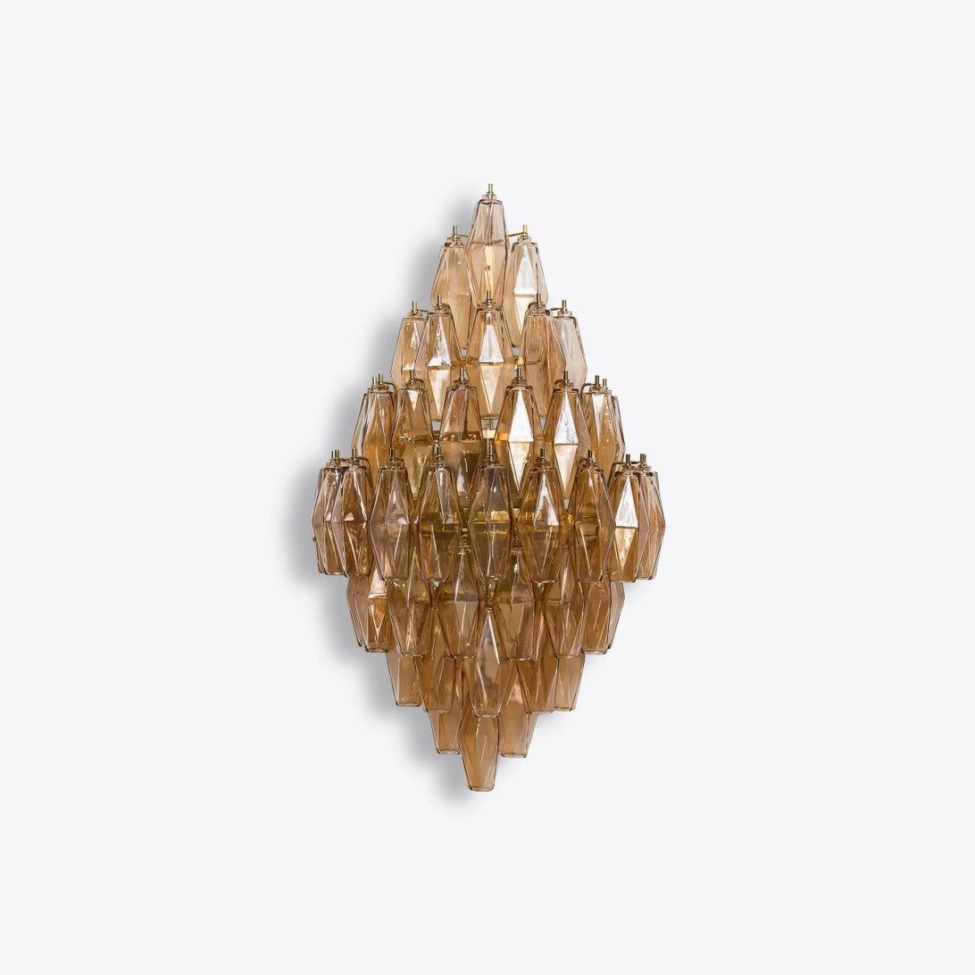 Zyrelis Polyhedral Glass Sconce