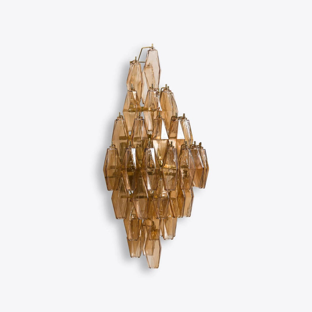 Zyrelis Polyhedral Glass Sconce