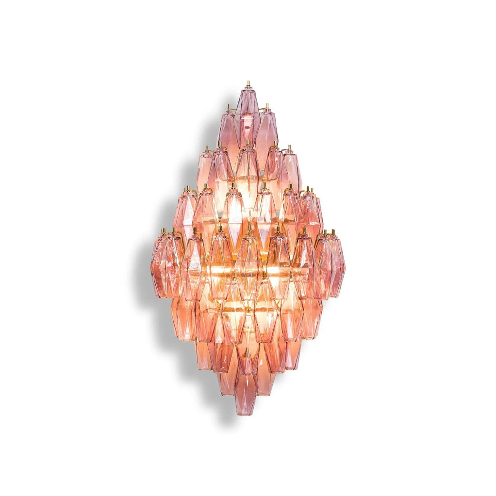 Zyrelis Polyhedral Glass Sconce