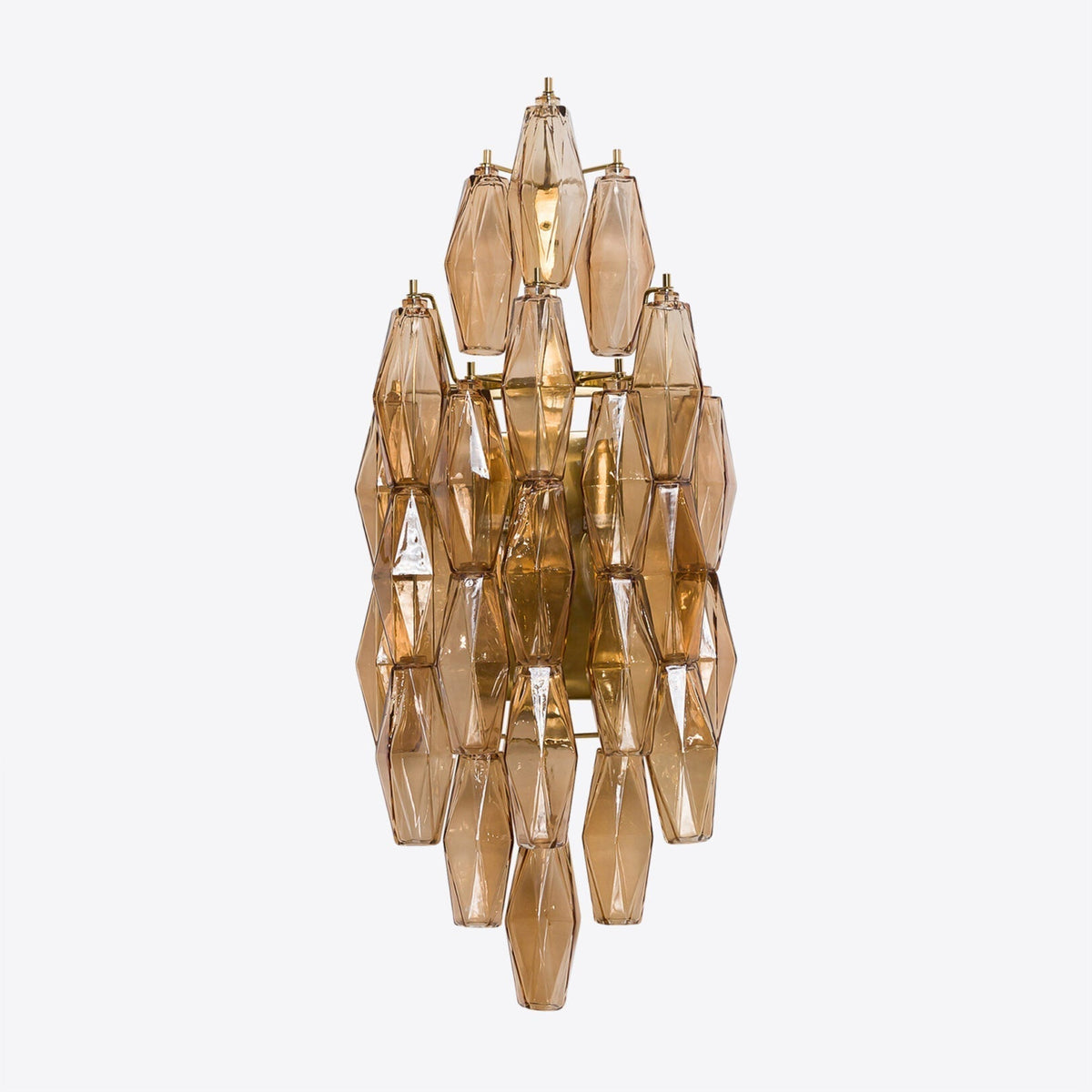 Zyrelis Polyhedral Glass Sconce
