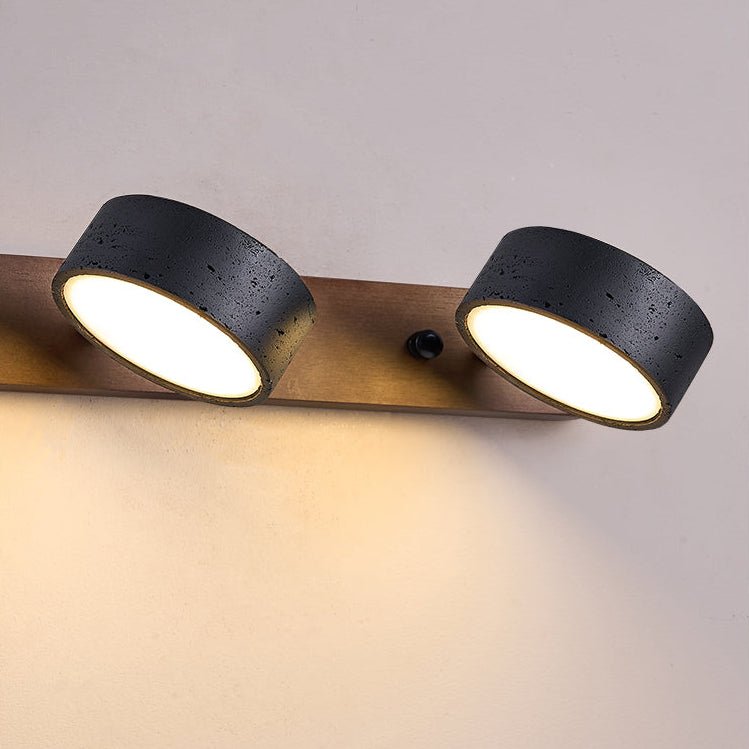 Serarise Black Travertine Duo Wall Light