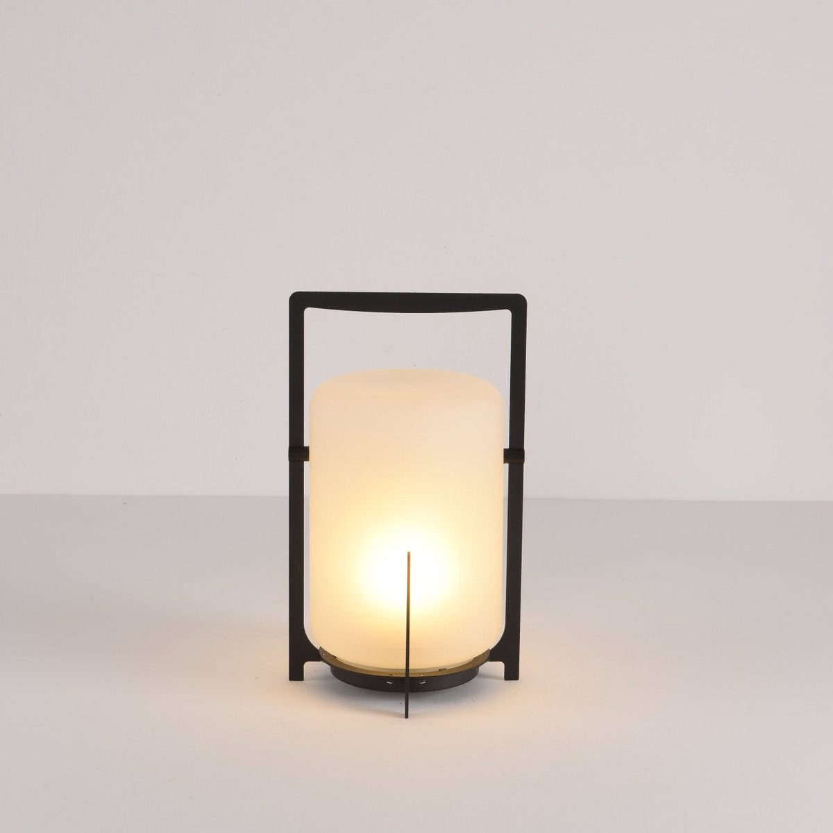 Calderis Black Twilight Lantern Table Lamp