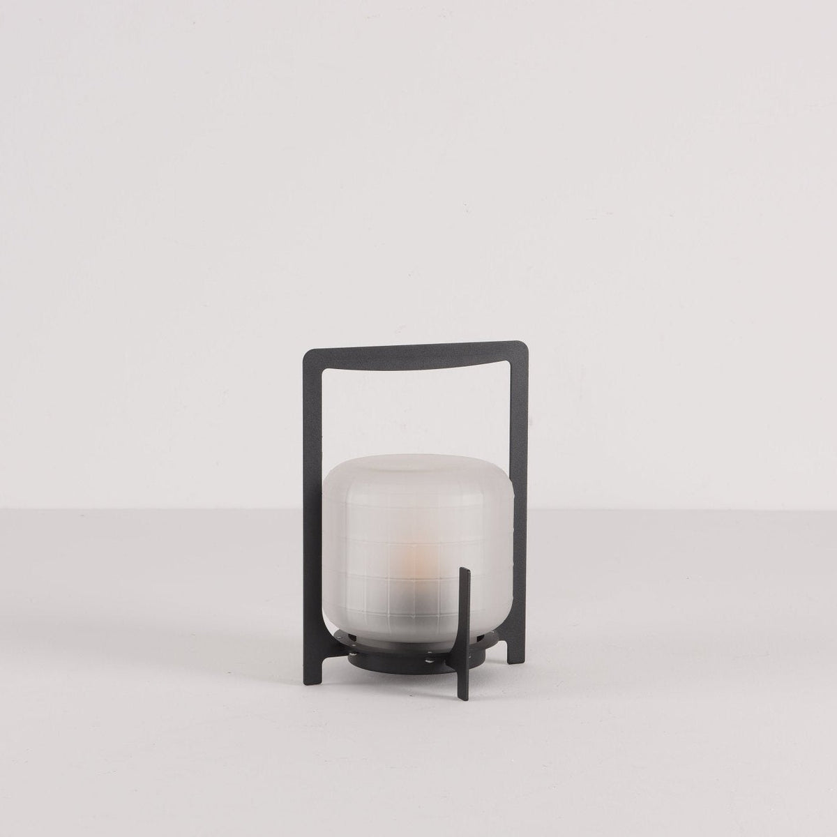 Calderis Black Twilight Lantern Table Lamp