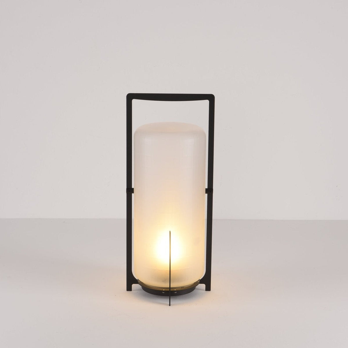 Calderis Black Twilight Lantern Table Lamp