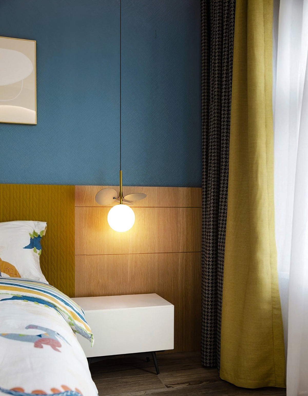 Ivphaus Glass Pendant Light