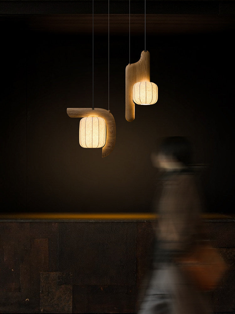 Ulverstone Fluted Paper Pendant Lamp