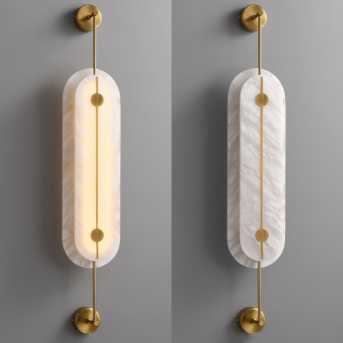 Brace Alabaster Wall Lamp