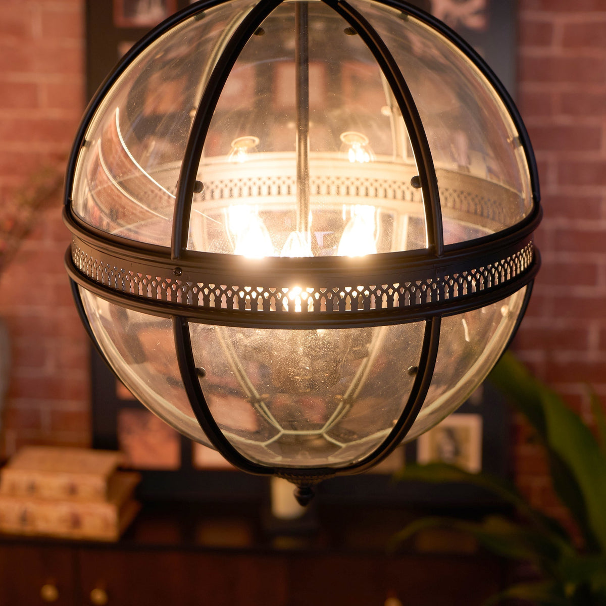 Dudelot Retro Pendant Light Glass