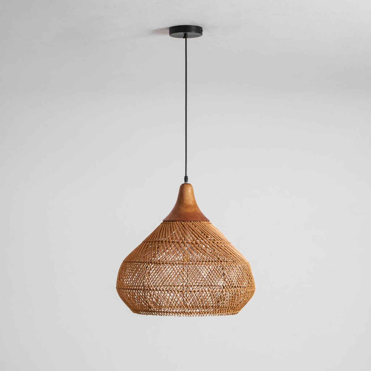 Junari Braided Rattan Pendant Lamp