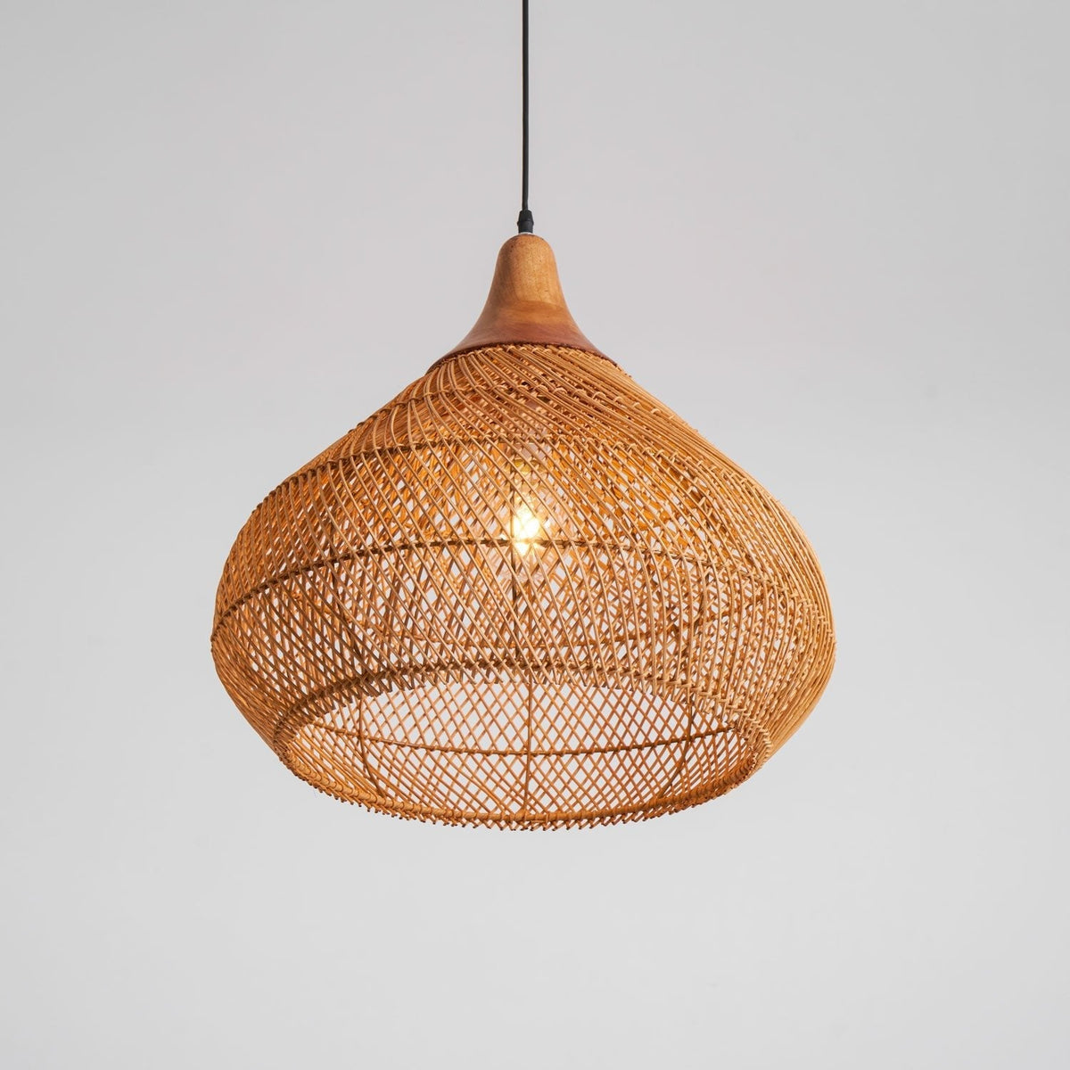 Junari Braided Rattan Pendant Lamp