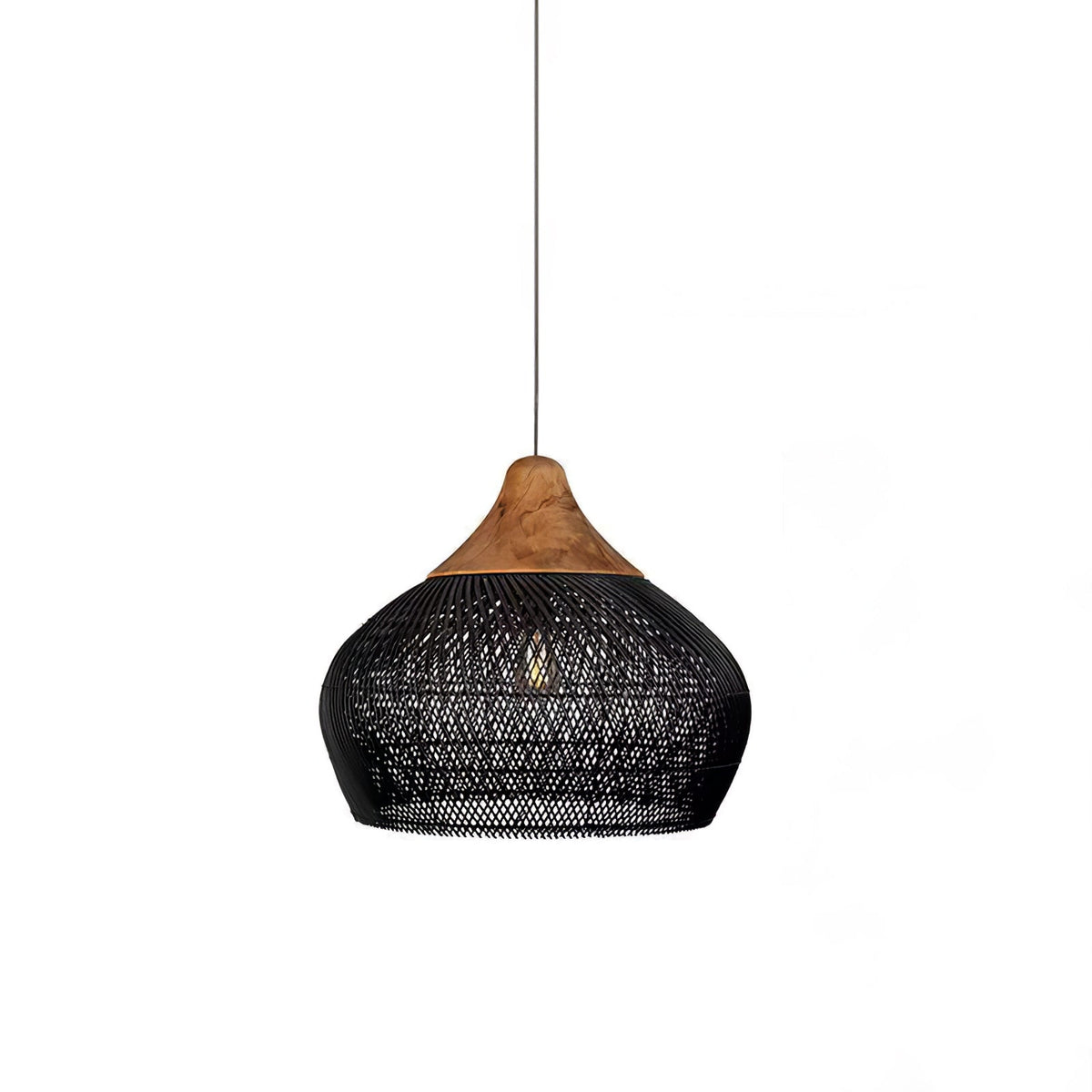 Junari Braided Rattan Pendant Lamp