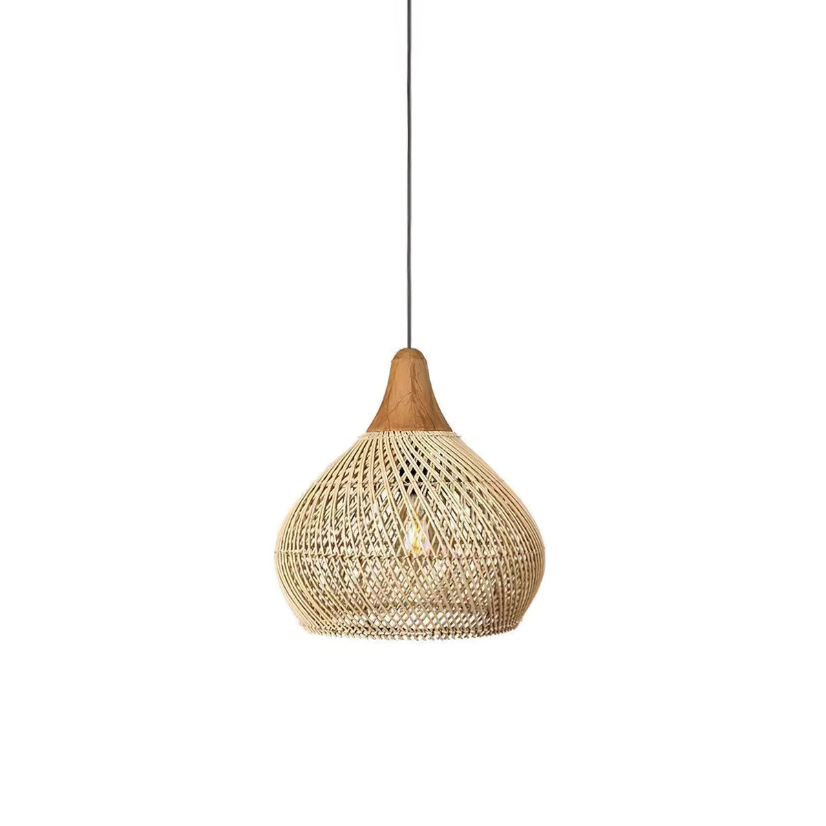 Junari Braided Rattan Pendant Lamp