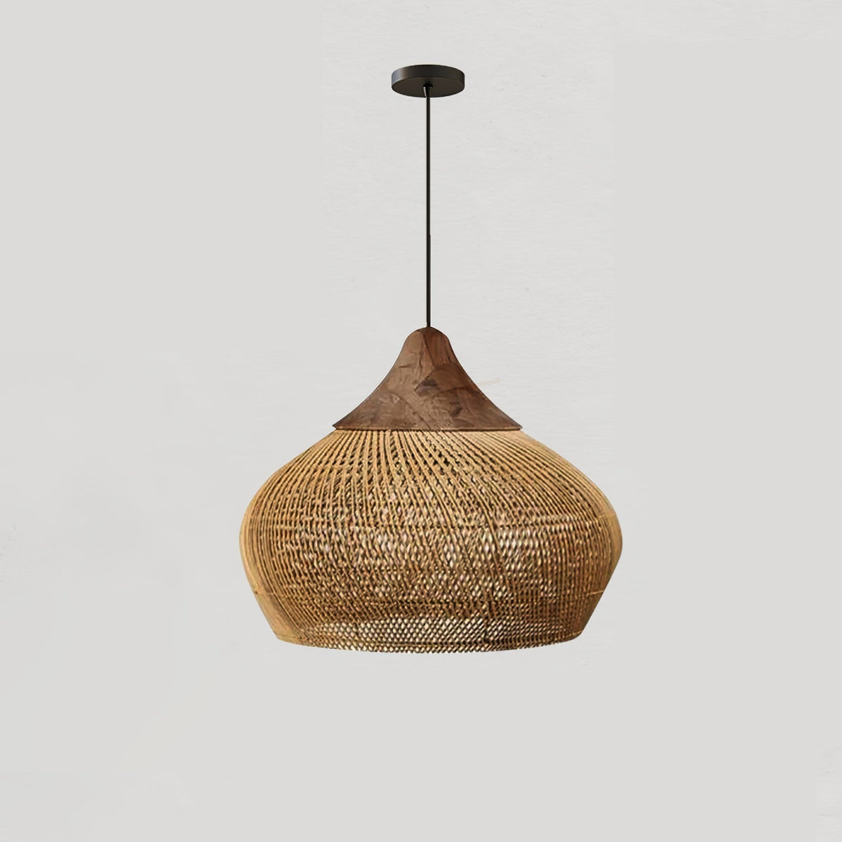 Junari Braided Rattan Pendant Lamp
