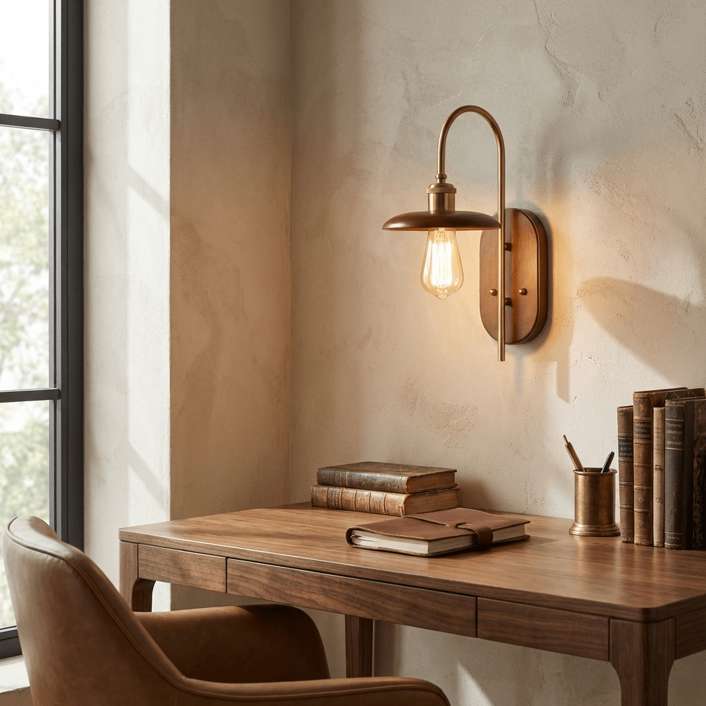 Marcellis Brane Arch Wall Lamp