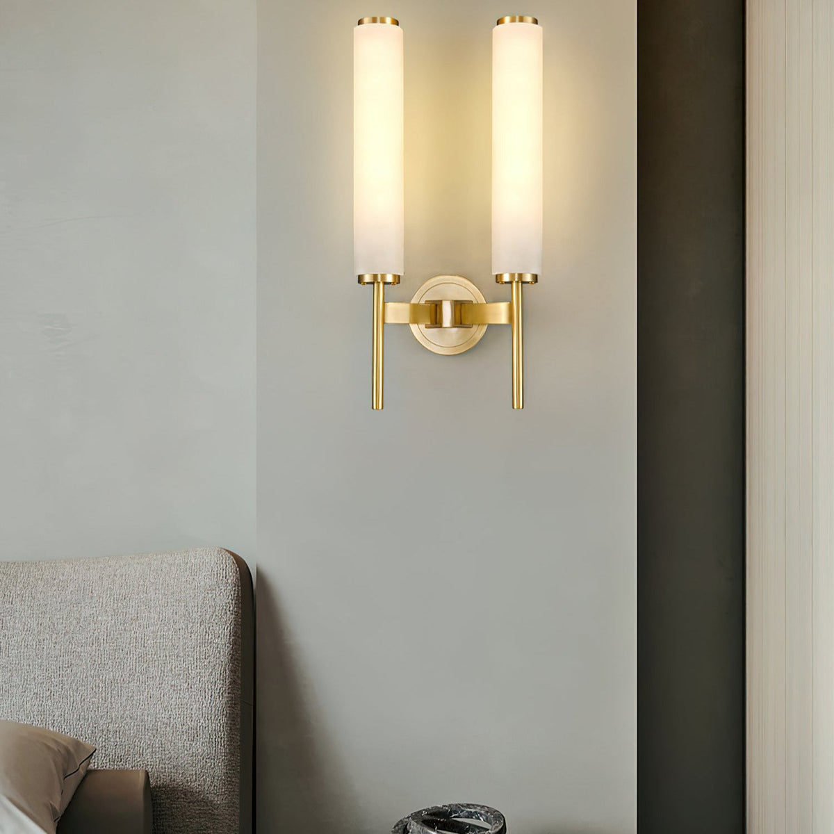 Sobigad Art Deco Alabaster Wall Lamp